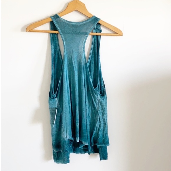 Free People Turquoise Double Layer Sleeveless Top - Picture 7 of 11